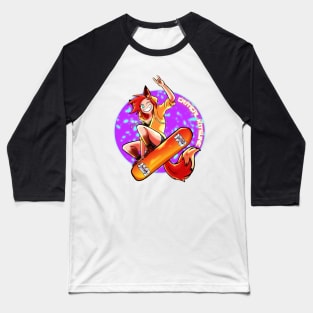 Kitsune Skate Baseball T-Shirt